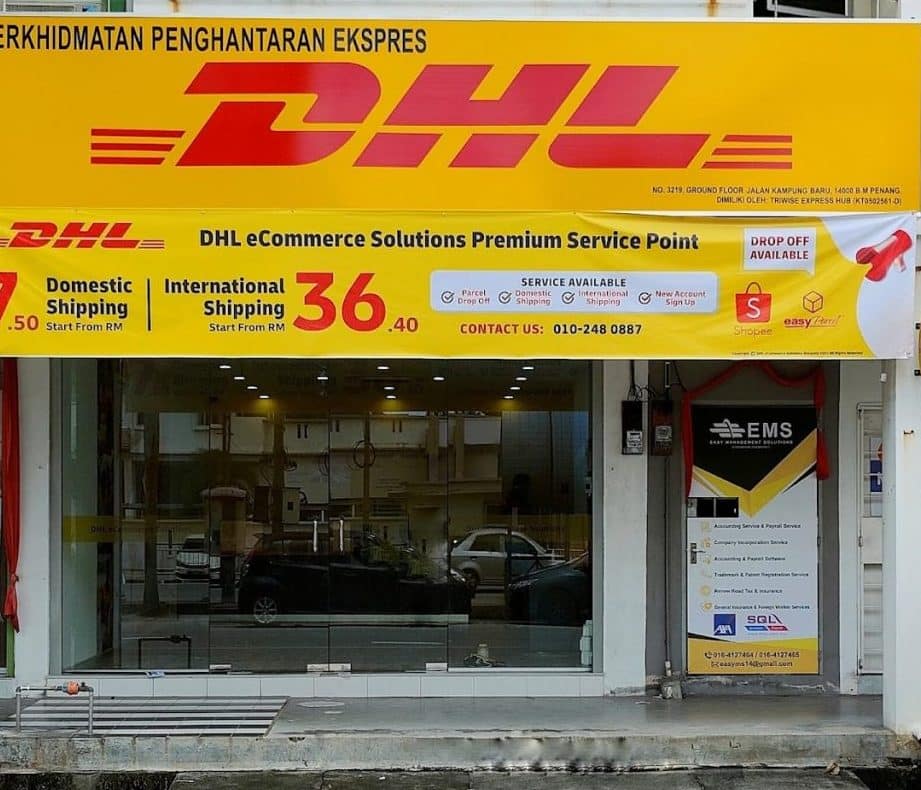 dhl ecommerce premium servicepoint taman tun aminah