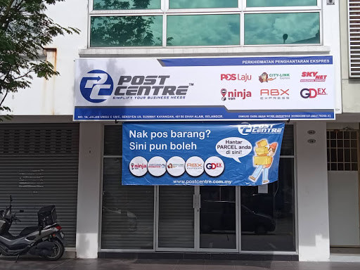Post Centre/Collectco (SPX/Shopee, J&T SCP (Drop-off/return), Ninja Van, DHL, Citylink, Pos Laju, Gdex, KEX, Aramex, EMS)