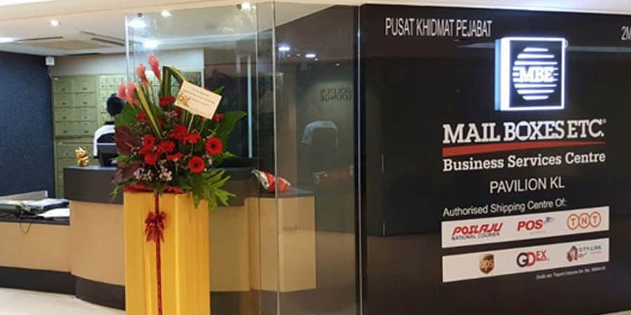 mail boxes etc mbe pavilion kl