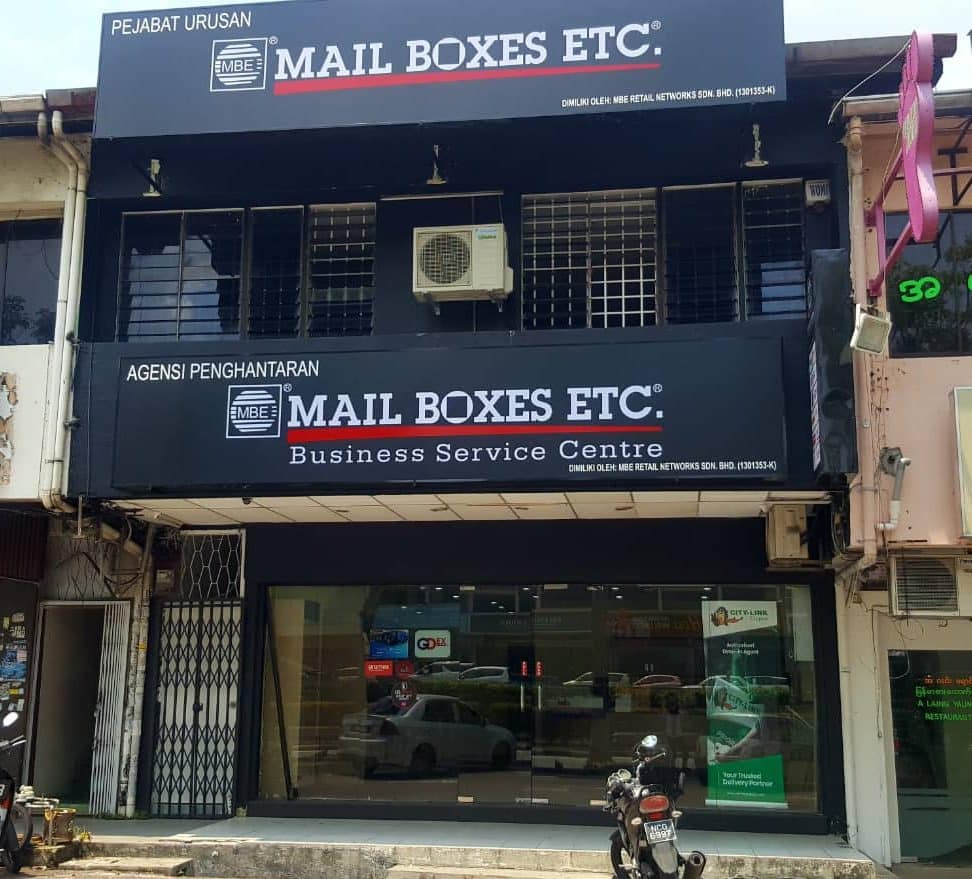 mail boxes etc taman abad