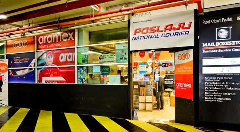 mbe setapak fedex dhl poslaju ninjavan